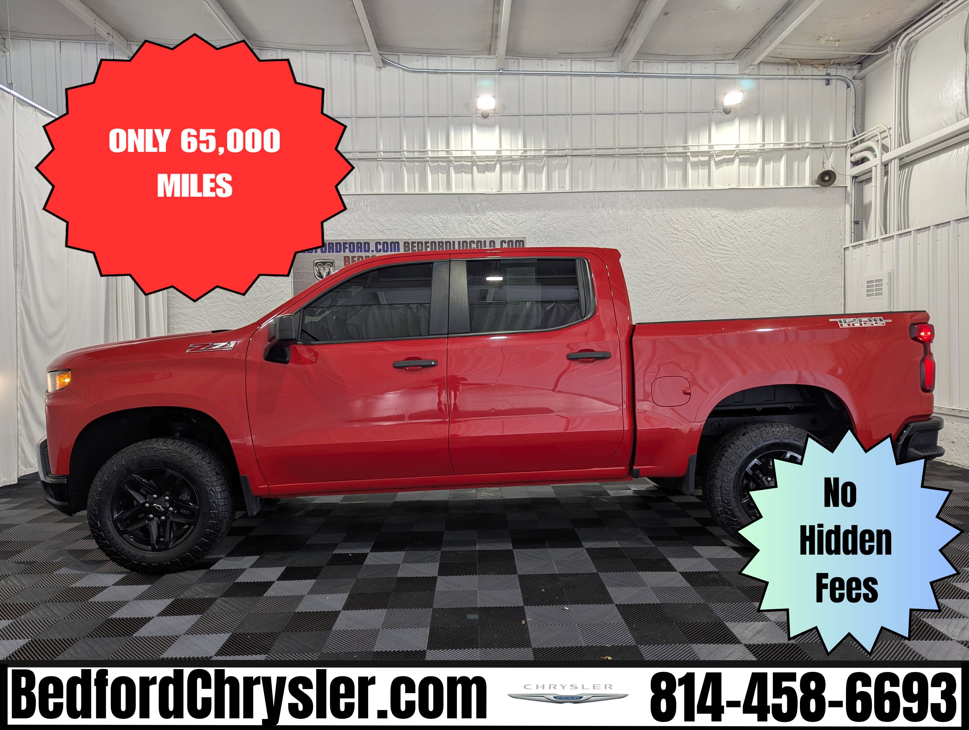 Used 2019 Chevrolet Silverado 1500 Custom Trail Boss w/ Custom Convenience Package AWD/4WD image 1