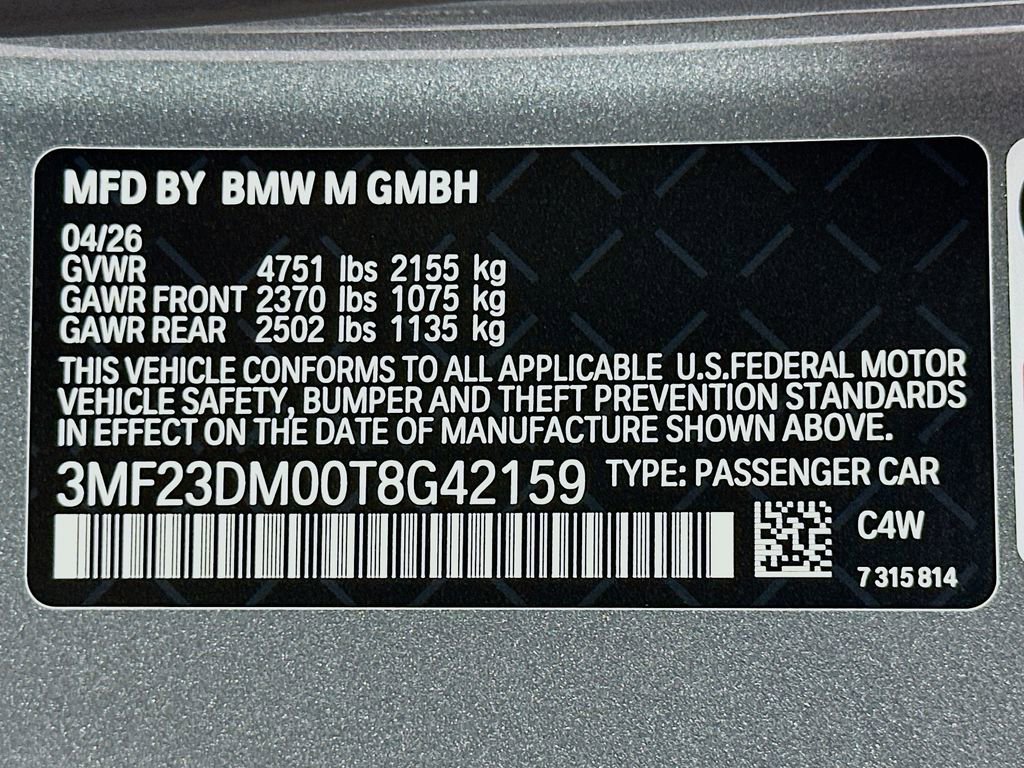 New 2026 BMW M2 w/ Lighting Package RWD image 24
