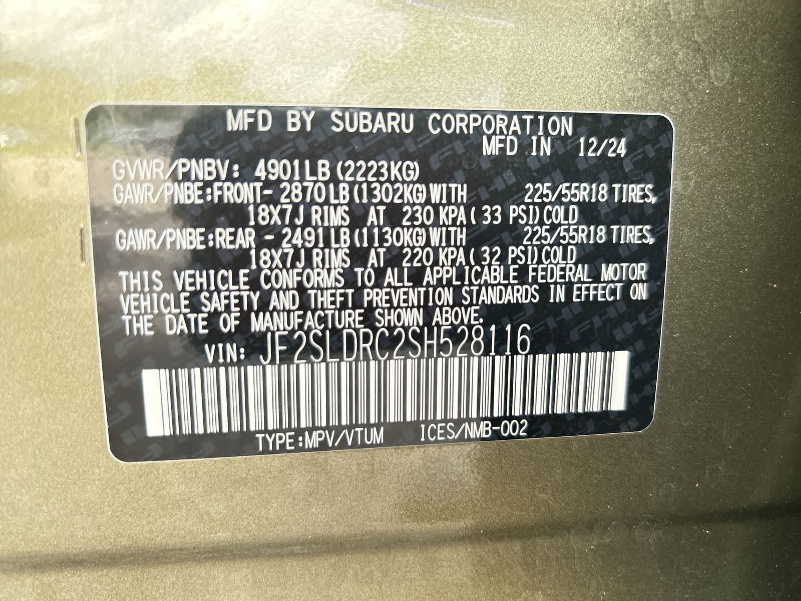 Used 2025 Subaru Forester Limited AWD/4WD image 2