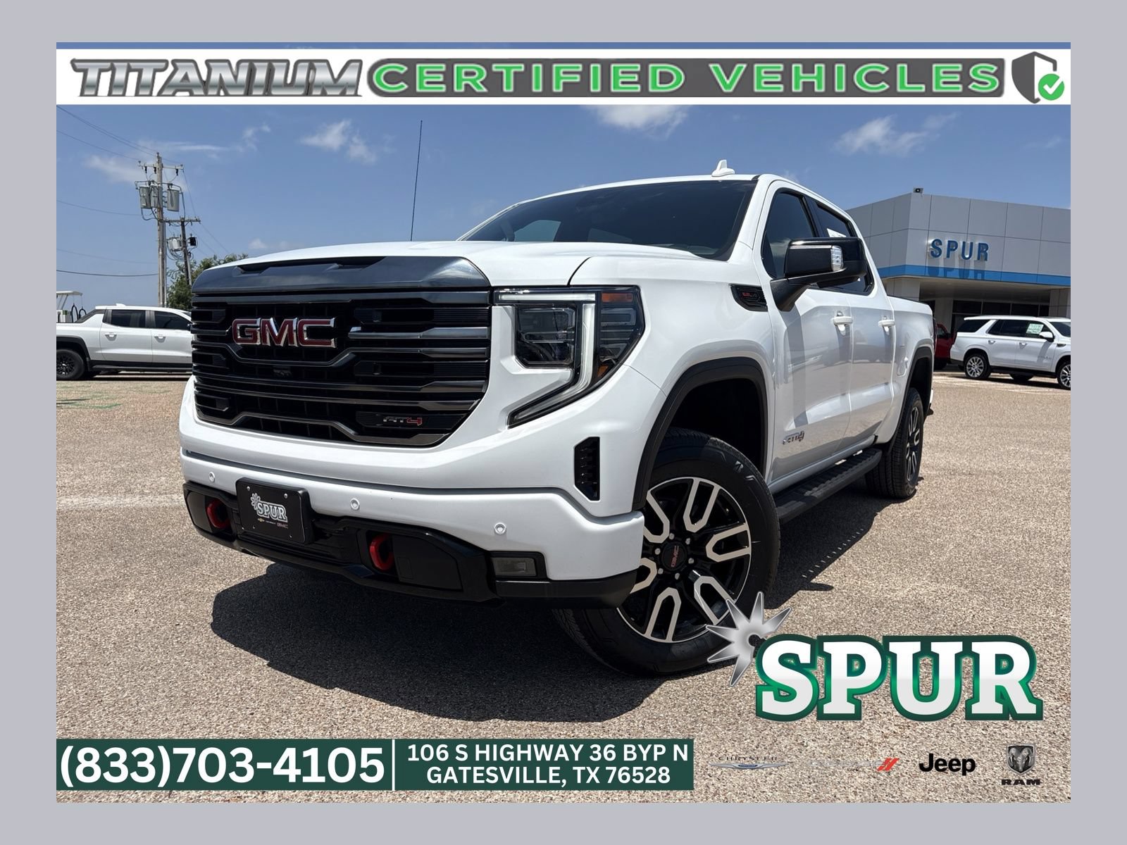 Used 2024 GMC Sierra 1500 AT4 w/ Technology Package AWD/4WD image 1