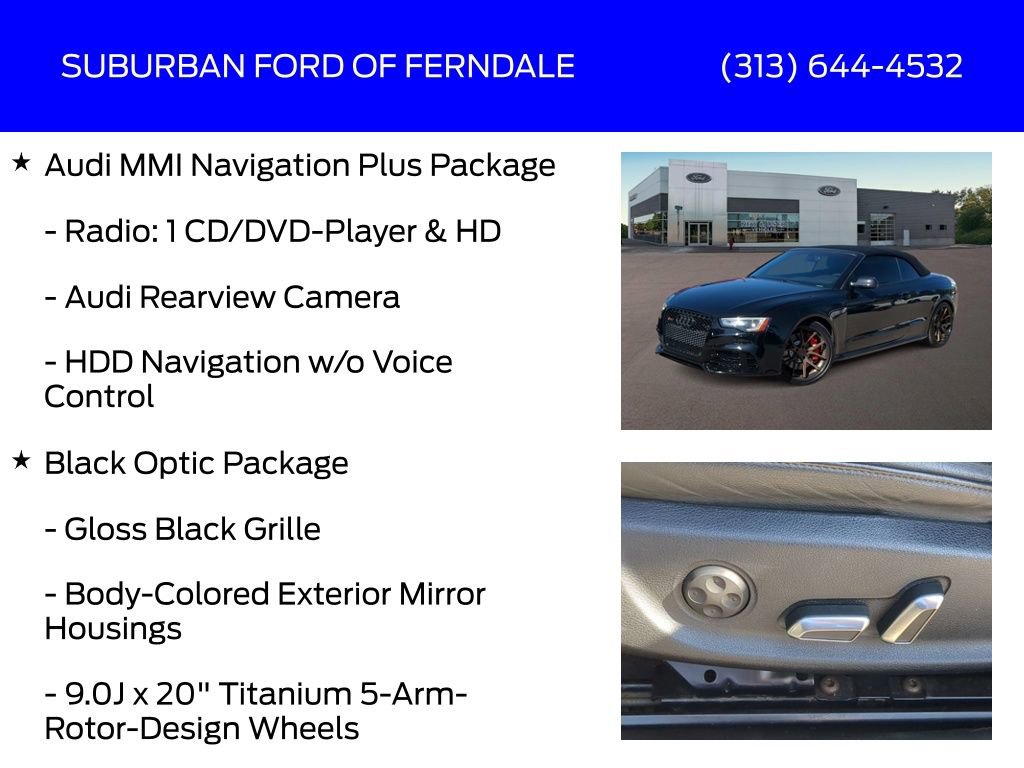 Used 2014 Audi RS 5 Cabriolet image 8