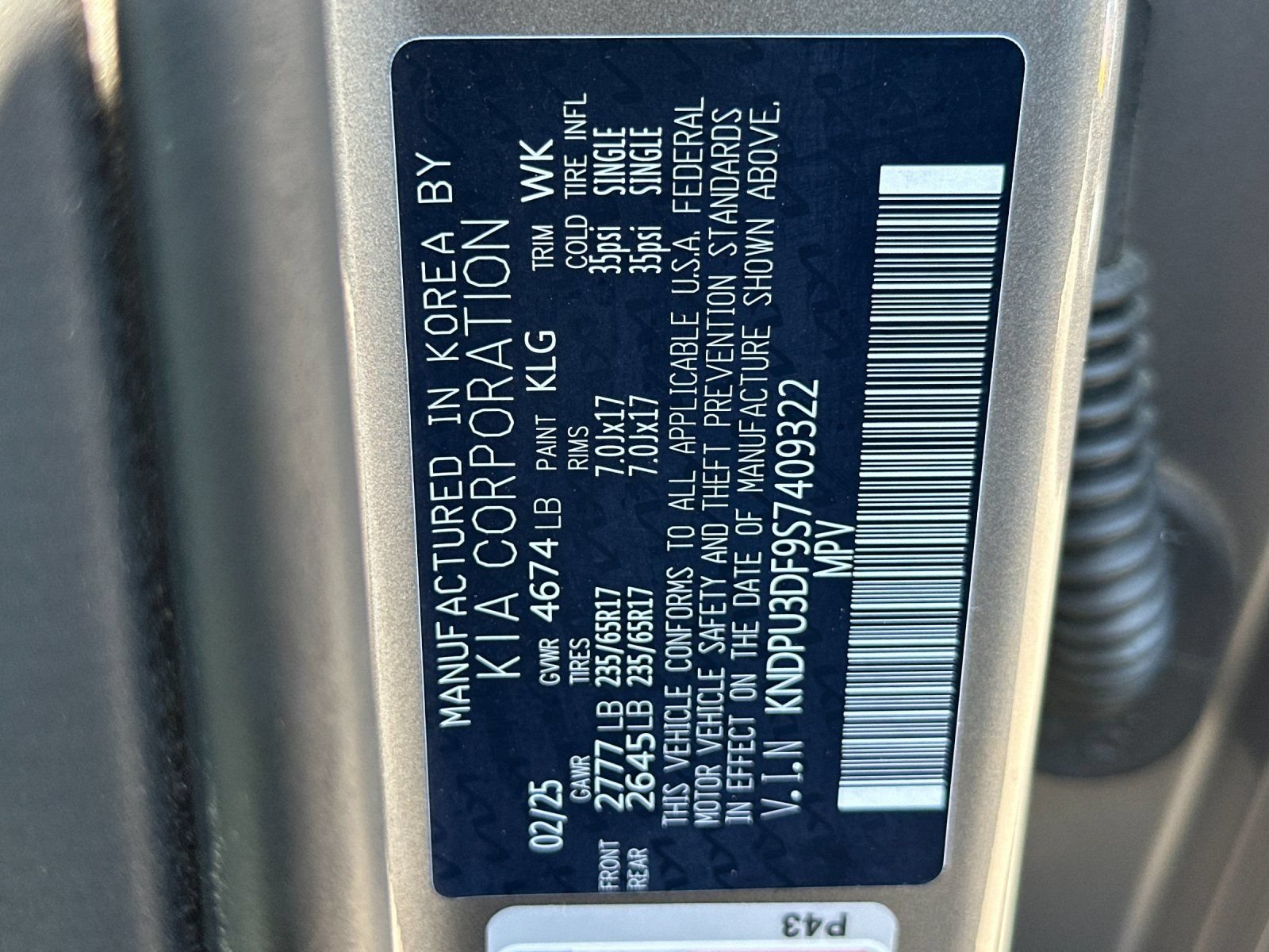 Certified 2025 Kia Sportage LX FWD image 38