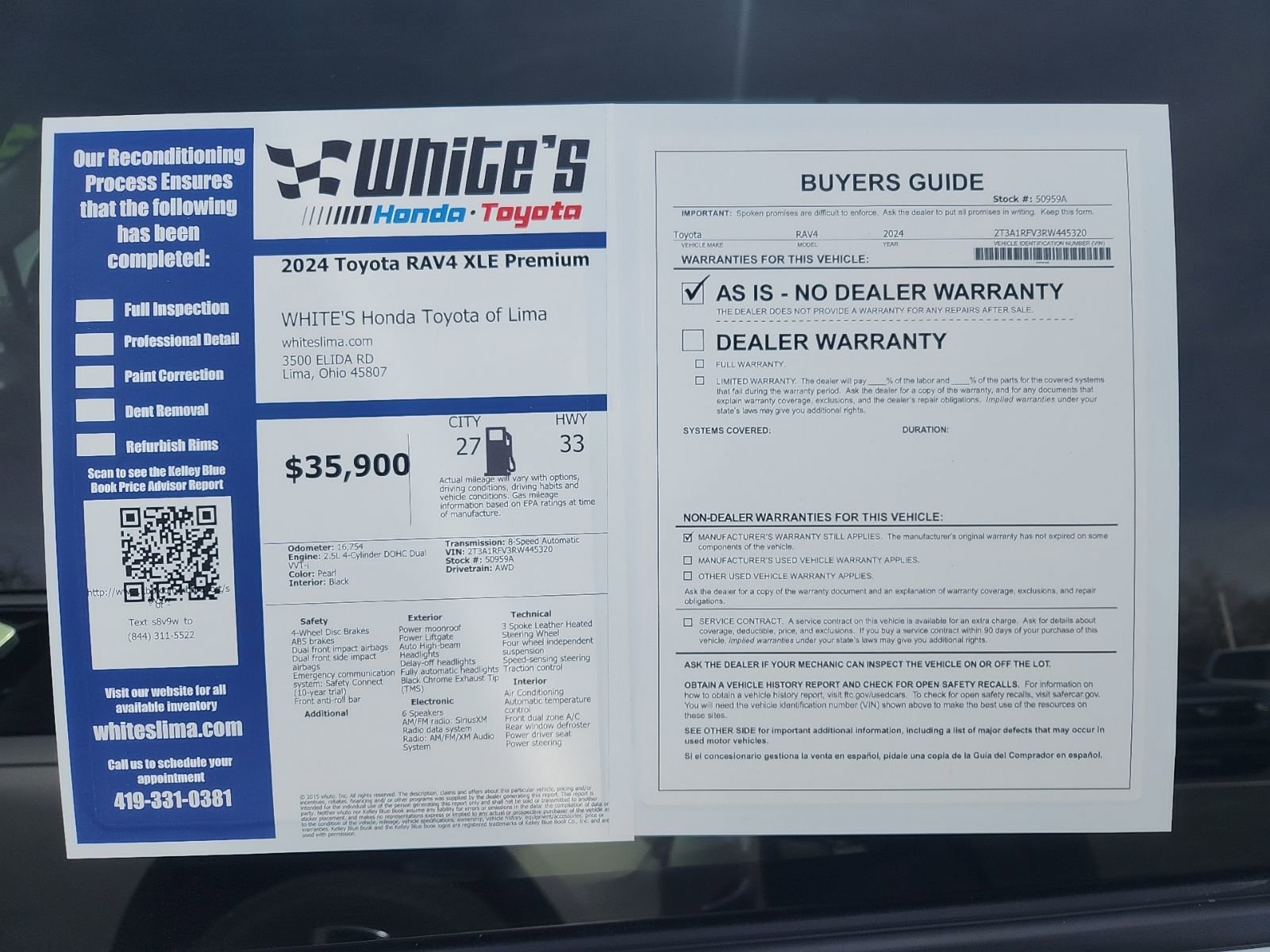 Used 2024 Toyota RAV4 XLE Premium w/ Weather Package image 39