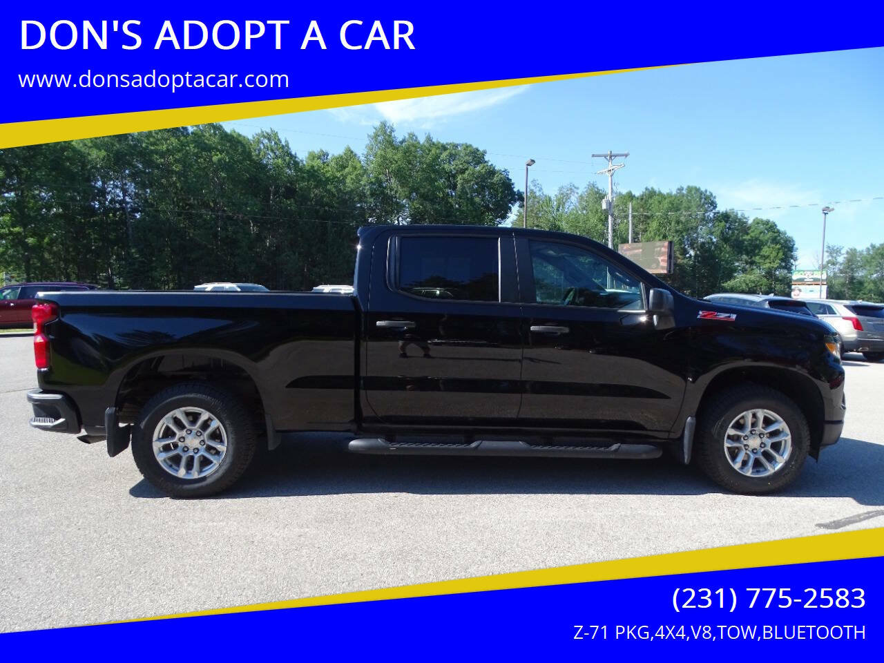 Used 2024 Chevrolet Silverado 1500 4x4 Crew Cab w/ Z71 w/ WT Value Package