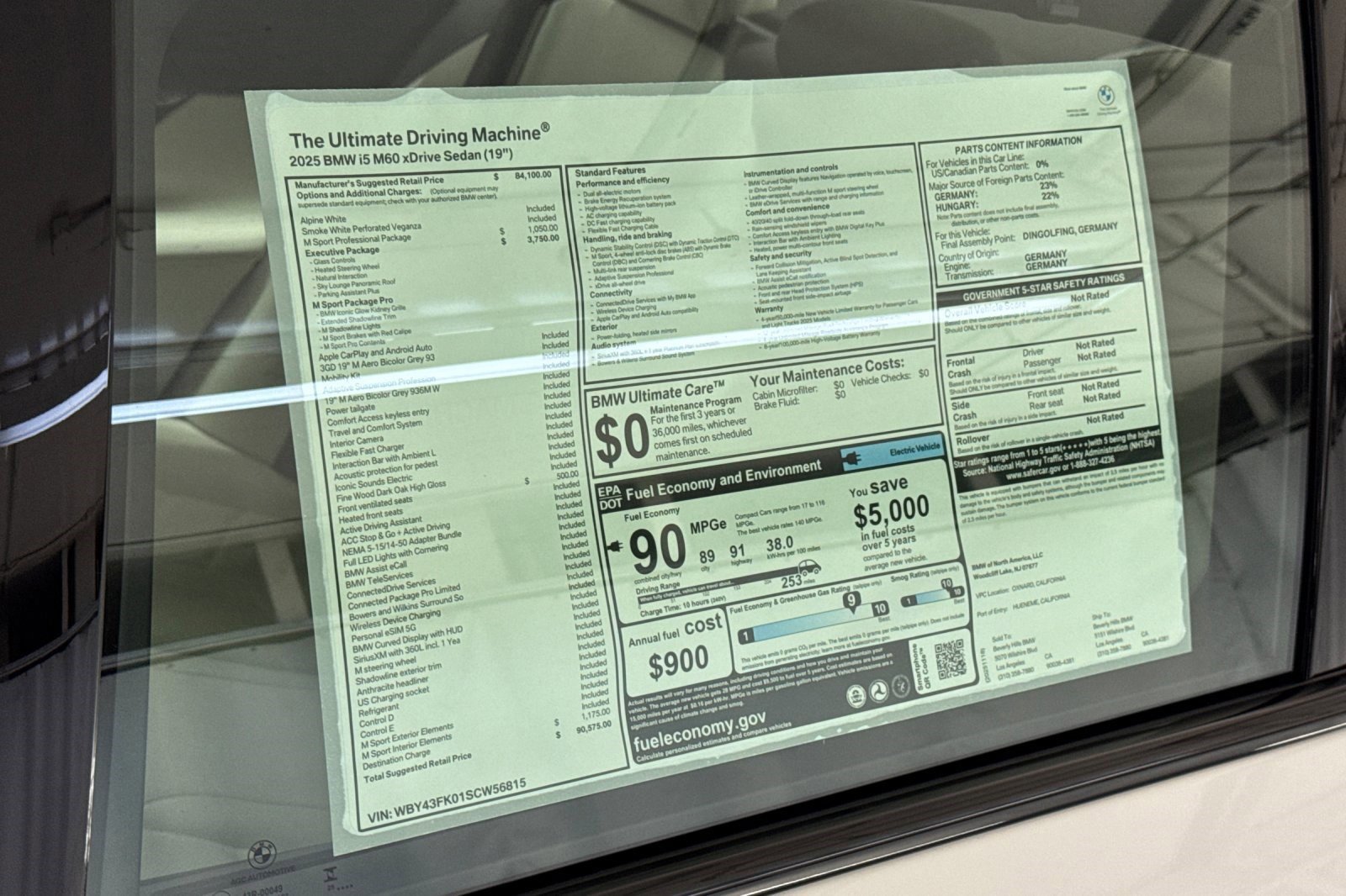 Used 2025 BMW i5 M60 w/ Executive Package AWD/4WD image 29