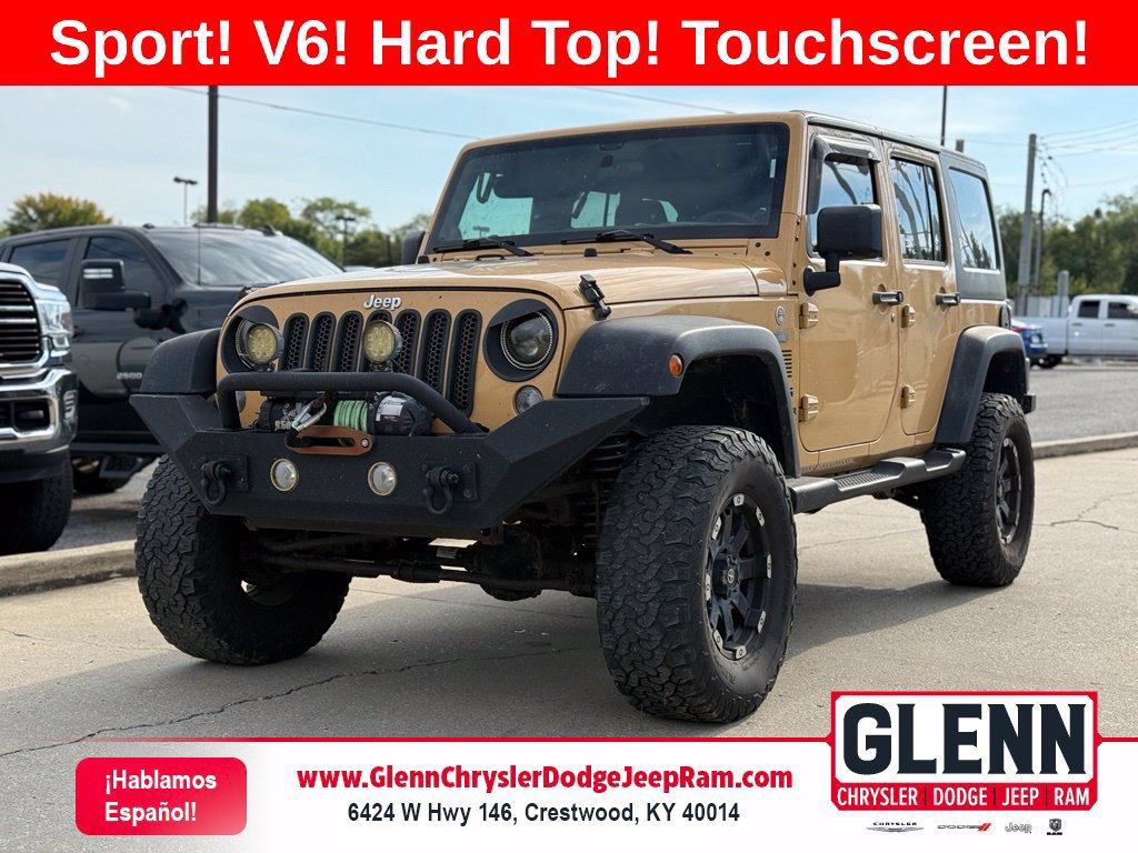 Used 2014 Jeep Wrangler Unlimited Sport w/ Max Tow Package AWD/4WD image 1