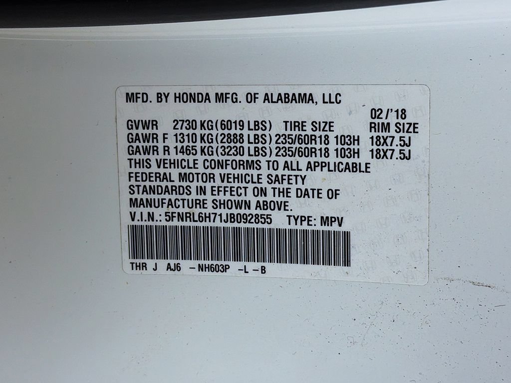Used 2018 Honda Odyssey EX-L image 46