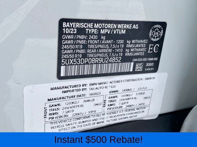 Used 2024 BMW X3 xDrive30i image 29