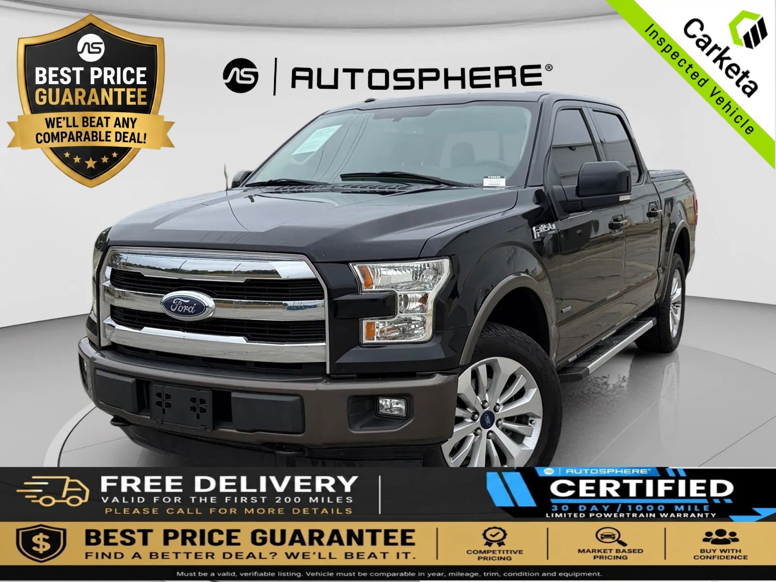 Used 2016 Ford F150 Lariat w/ Equipment Group 501A Mid