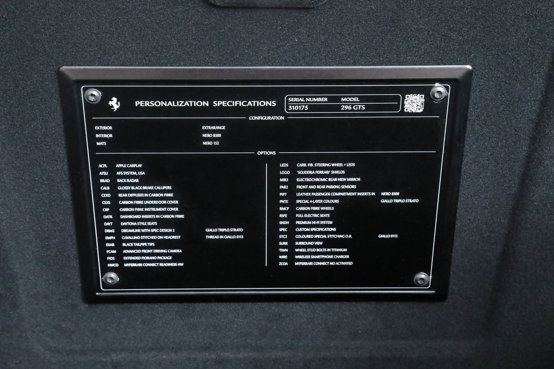 Certified 2024 Ferrari 296 GTS RWD image 38