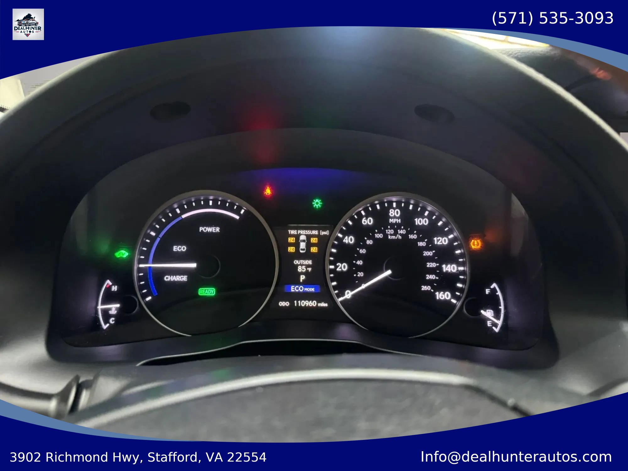 Used 2013 Lexus ES 300h w/ Premium Pkg FWD image 20