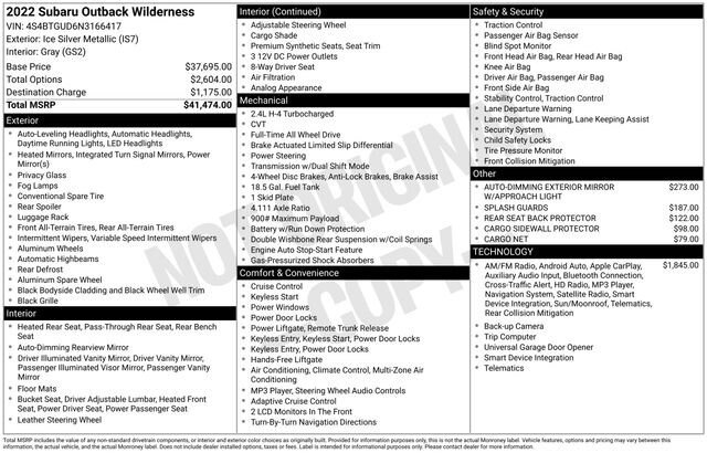Used 2022 Subaru Outback Wilderness image 24