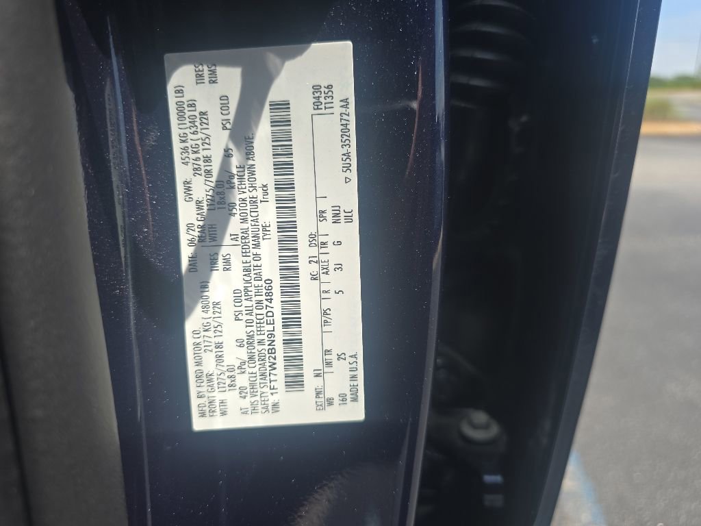 Used 2020 Ford F250 XLT w/ XLT Premium Package AWD/4WD image 7