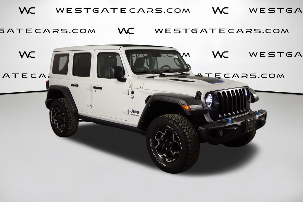 Used 2021 Jeep Wrangler Unlimited Rubicon 4xe w/ Steel Bumper Group AWD/4WD image 45