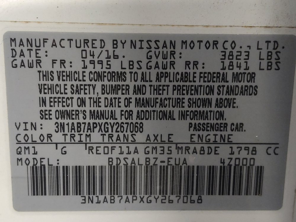 Used 2016 Nissan Sentra S FWD image 33