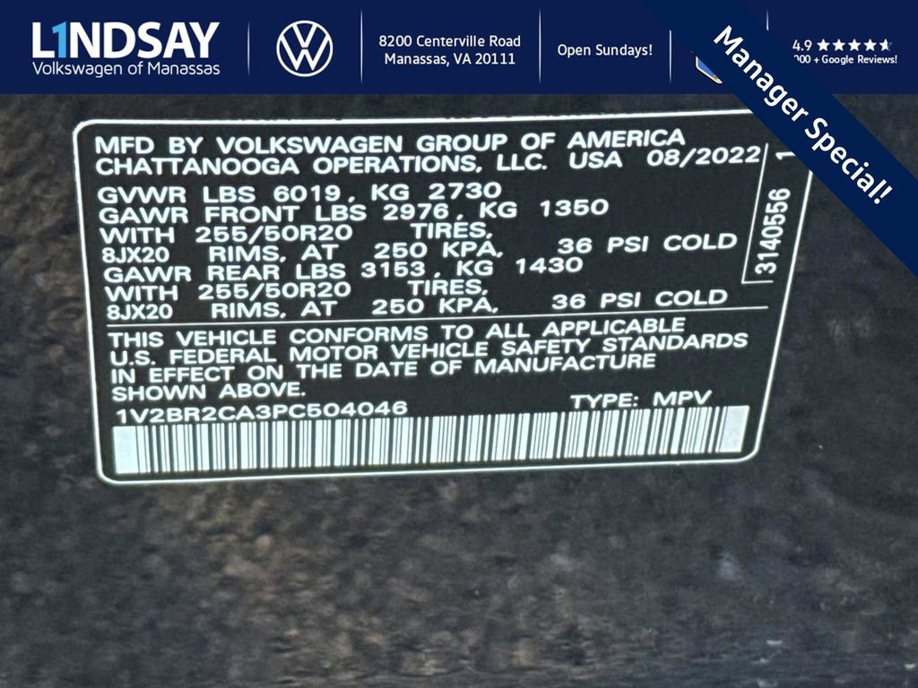 Used 2023 Volkswagen Atlas SEL image 25