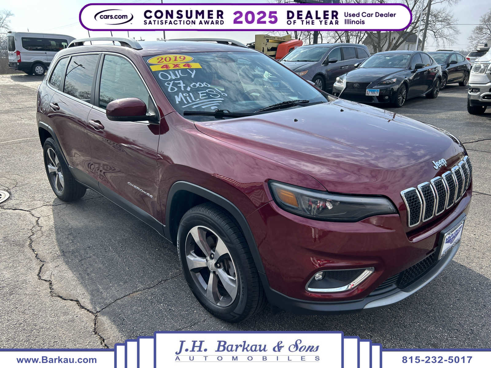 Used 2019 Jeep Cherokee Limited AWD/4WD image 1