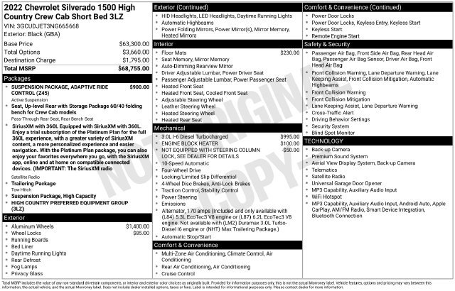 Used 2022 Chevrolet Silverado 1500 High Country AWD/4WD image 5
