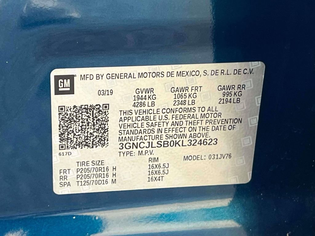 Used 2019 Chevrolet Trax LT w/ LT Convenience Package FWD image 21