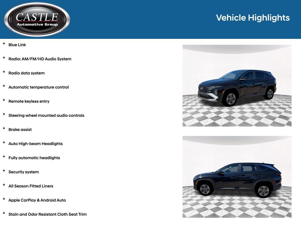 New 2026 Hyundai Tucson Blue SE image 3