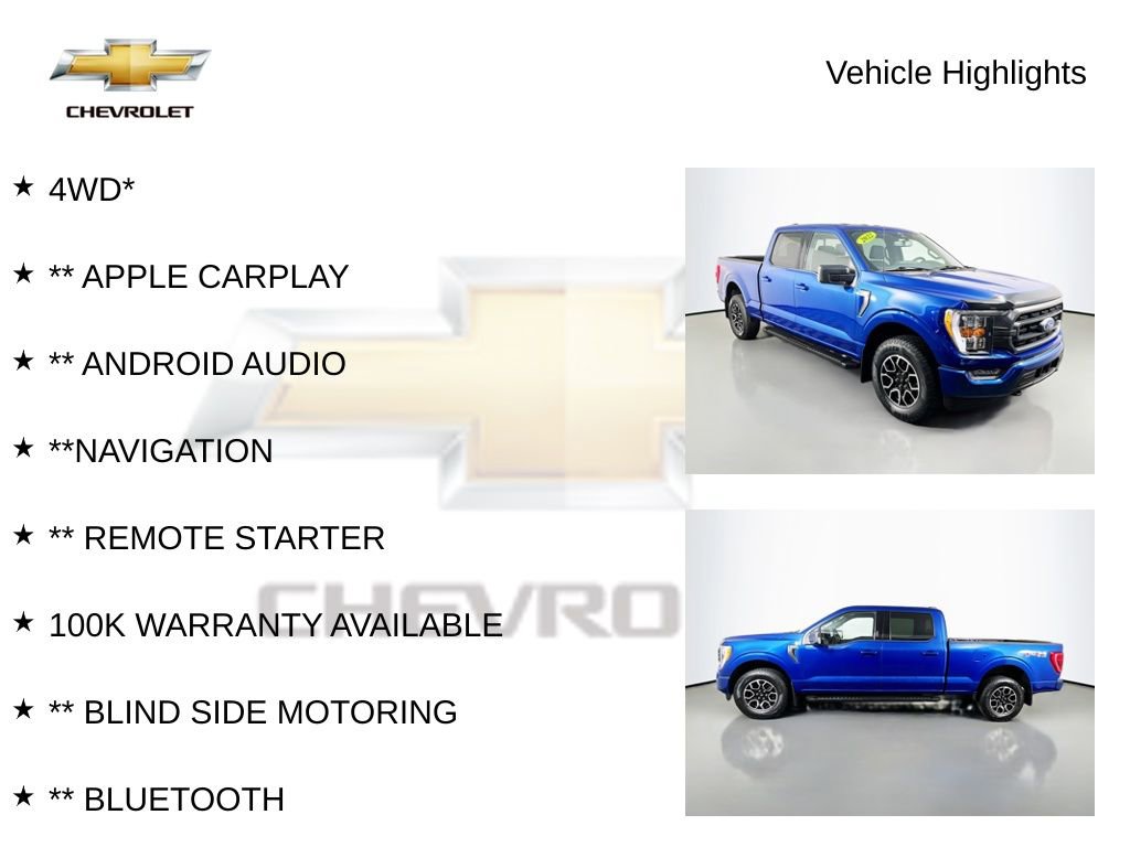 Used 2022 Ford F150 XLT w/ Equipment Group 302A High AWD/4WD image 33