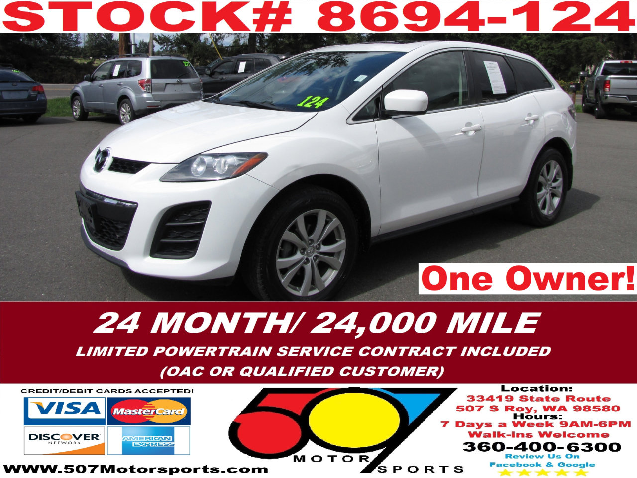 Used 2011 MAZDA CX-7 s Touring w/ Technology Pkg