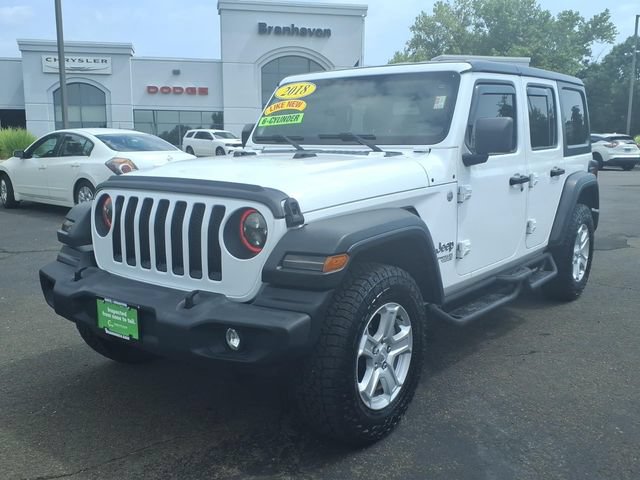 Certified 2018 Jeep Wrangler Unlimited Sport S AWD/4WD image 3