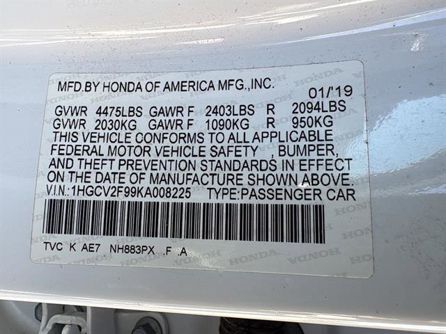 Used 2019 Honda Accord Touring image 34