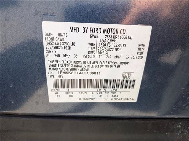 Used 2018 Ford Explorer Platinum AWD/4WD image 16