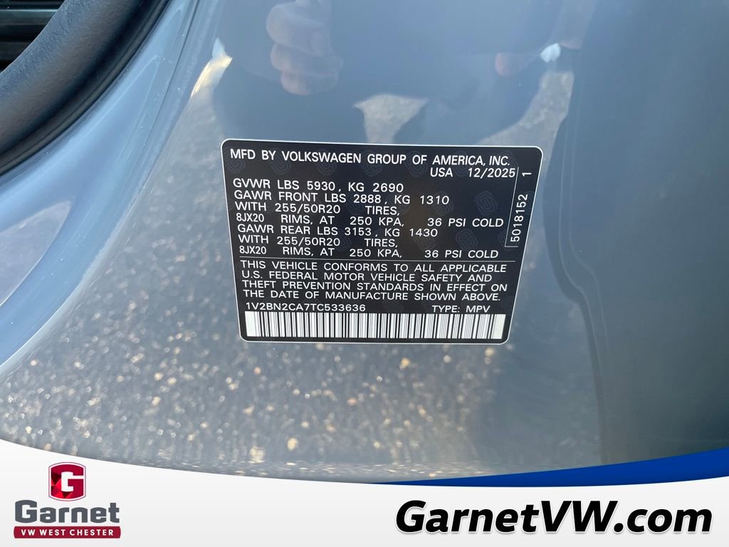 New 2026 Volkswagen Atlas SEL image 24