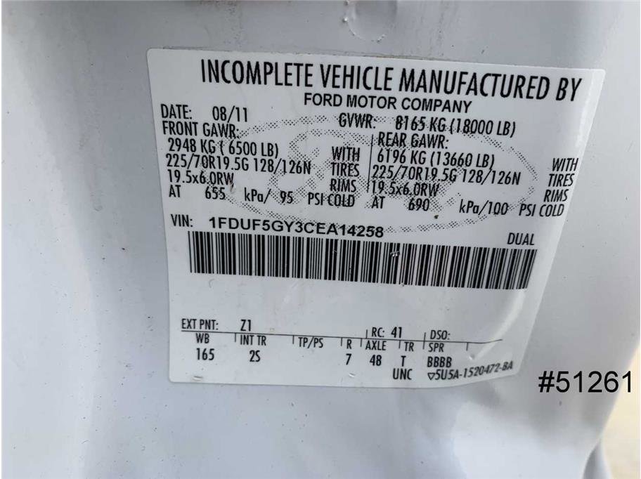 Used 2012 Ford F550 Regular Cab w/ PWR Equipment Group image 16