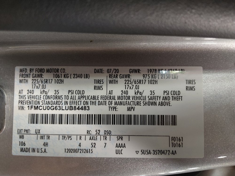 Used 2020 Ford Escape SE image 33