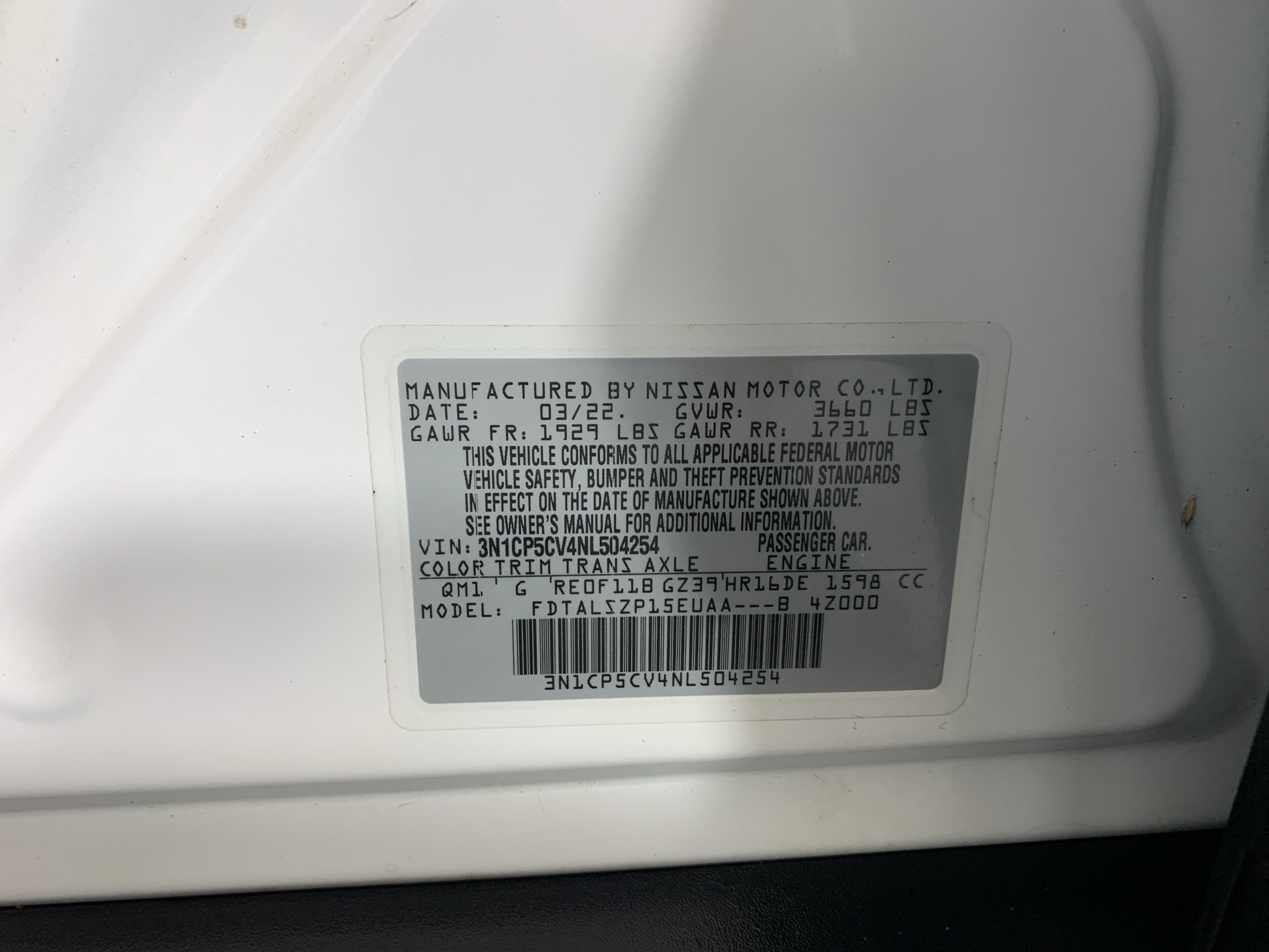 Used 2022 Nissan Kicks SV FWD image 12