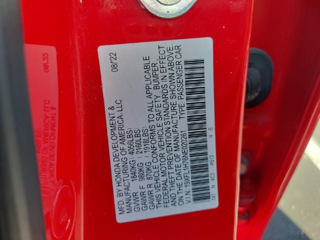 Certified 2022 Honda Civic EX-L image 41