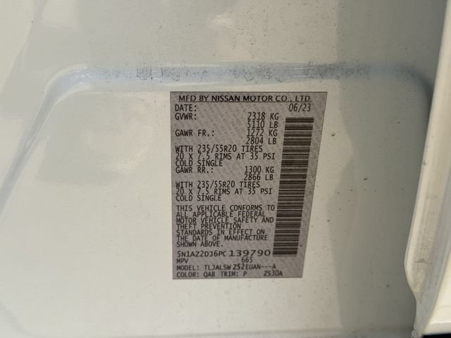 Used 2023 Nissan Murano Platinum w/ Cargo Package FWD image 38