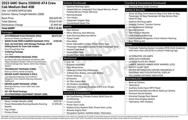 Used 2023 GMC Sierra 2500 AT4 w/ AT4 Premium Plus Package image 6