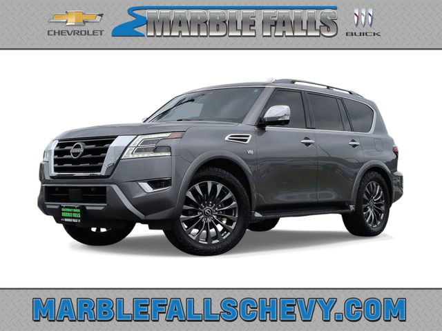 Used 2022 Nissan Armada Platinum w/ Captain's Chairs Package AWD/4WD image 1