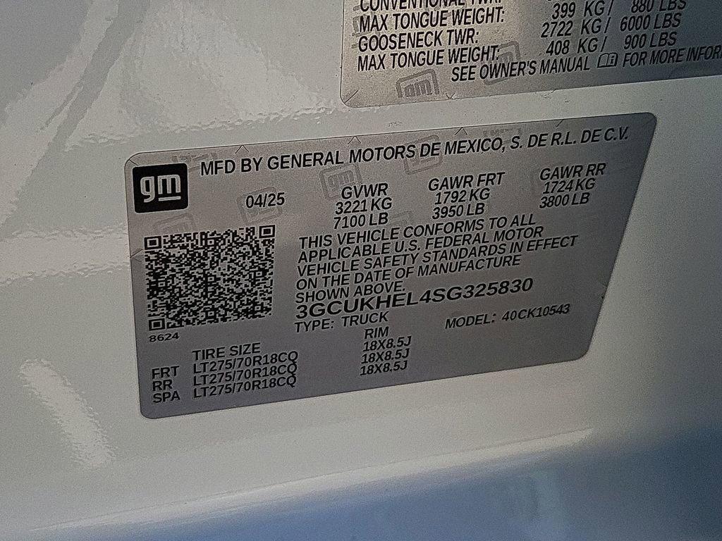 Used 2025 Chevrolet Silverado 1500 ZR2 w/ Technology Package image 35