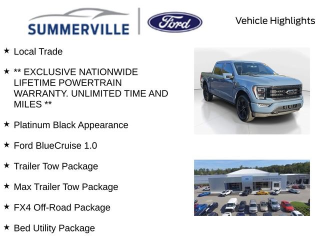 Used 2023 Ford F150 Platinum w/ Equipment Group 701A High image 2
