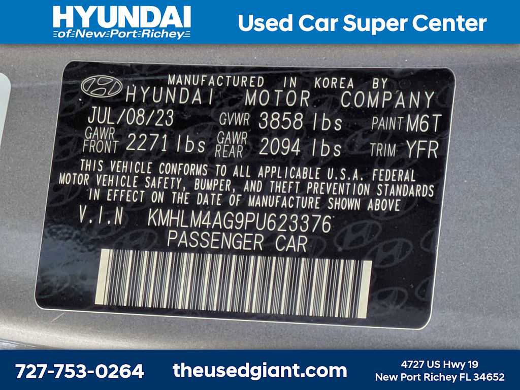 Used 2023 Hyundai Elantra SEL w/ Preferred Accessory Package image 31