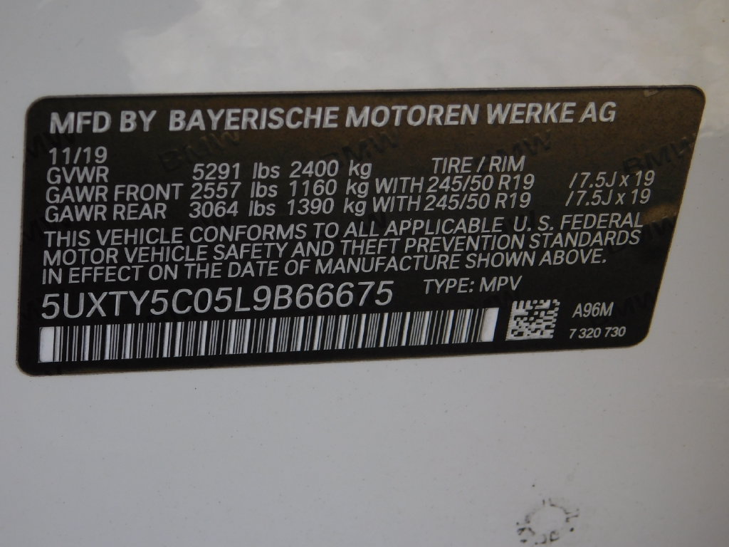 Used 2020 BMW X3 xDrive30i w/ Convenience Package AWD/4WD image 39