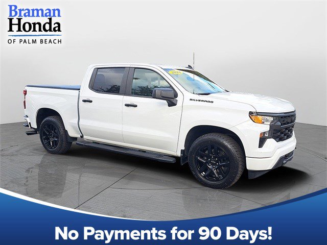 Used 2024 Chevrolet Silverado 1500 Custom w/ LPO, Dark Essentials Package