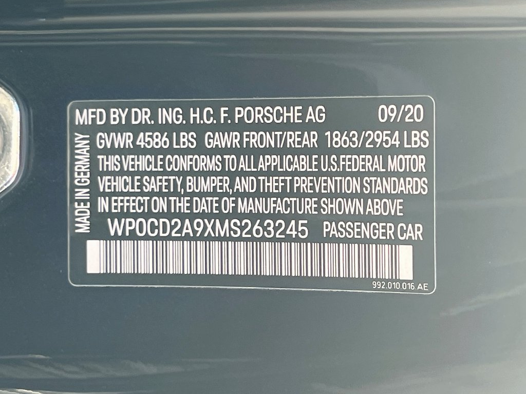 Certified 2021 Porsche 911 Turbo S AWD/4WD image 31