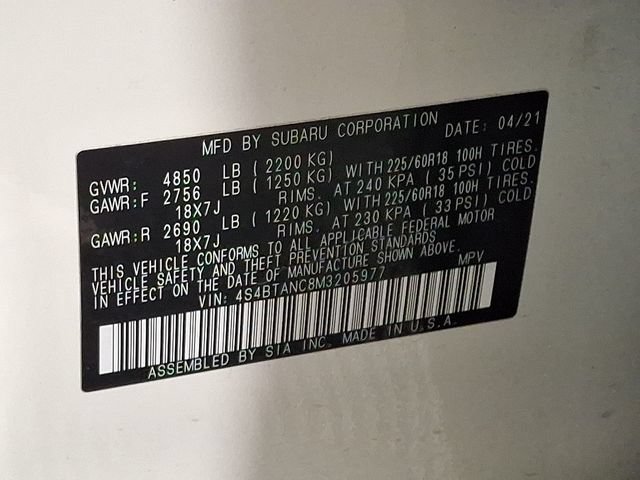 Used 2021 Subaru Outback Limited w/ Popular Package #2 AWD/4WD image 27