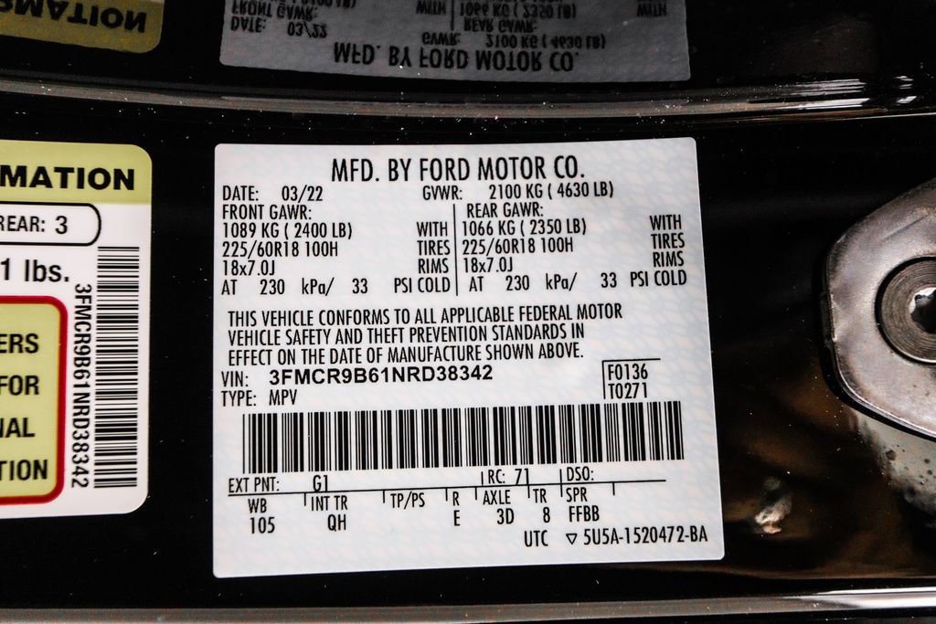 Used 2022 Ford Bronco Sport Big Bend w/ Convenience Package image 53