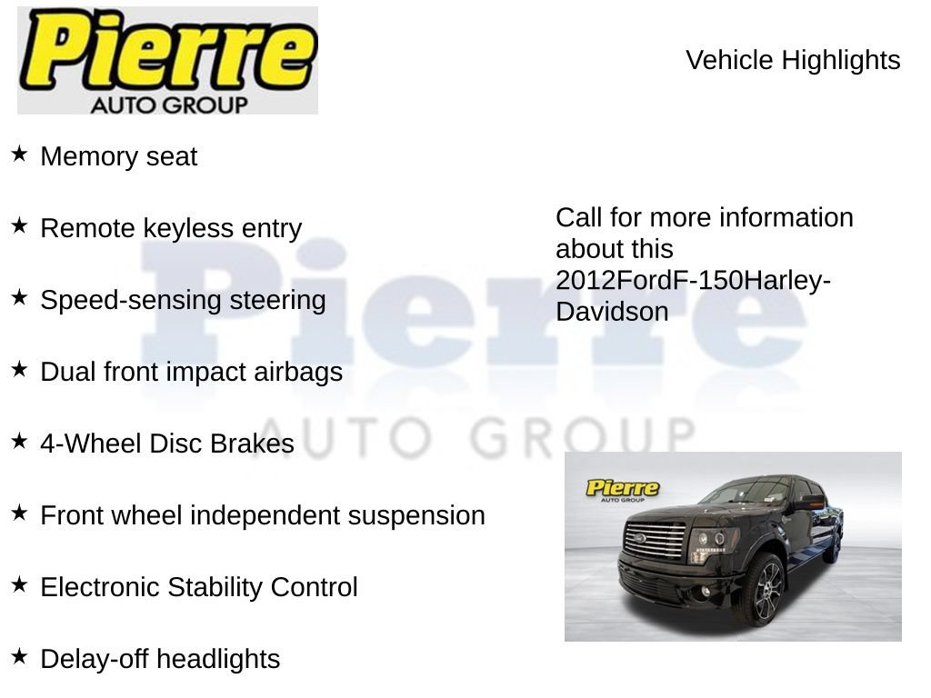 Used 2012 Ford F150 Harley-Davidson AWD/4WD image 15
