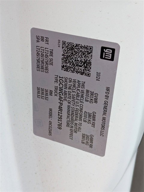 New 2024 Chevrolet Express 2500 w/ Driver Convenience Package image 26