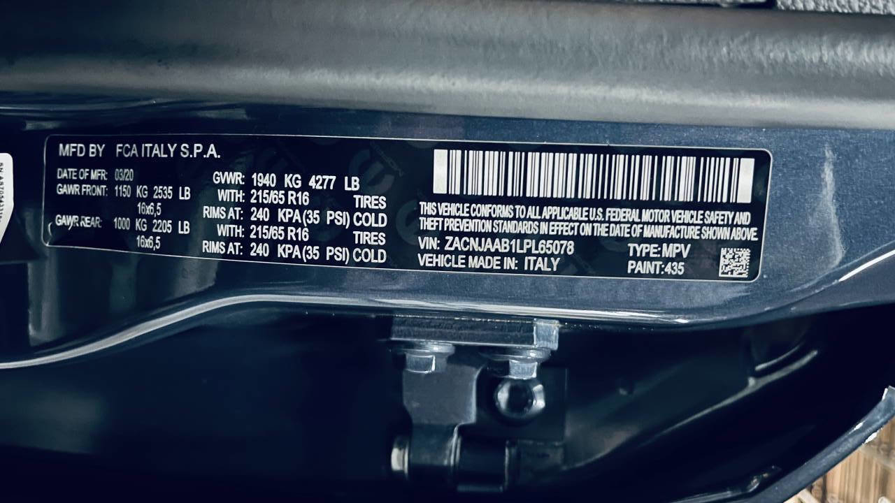 Used 2020 Jeep Renegade Sport w/ UConnect 7.0 Group FWD image 38