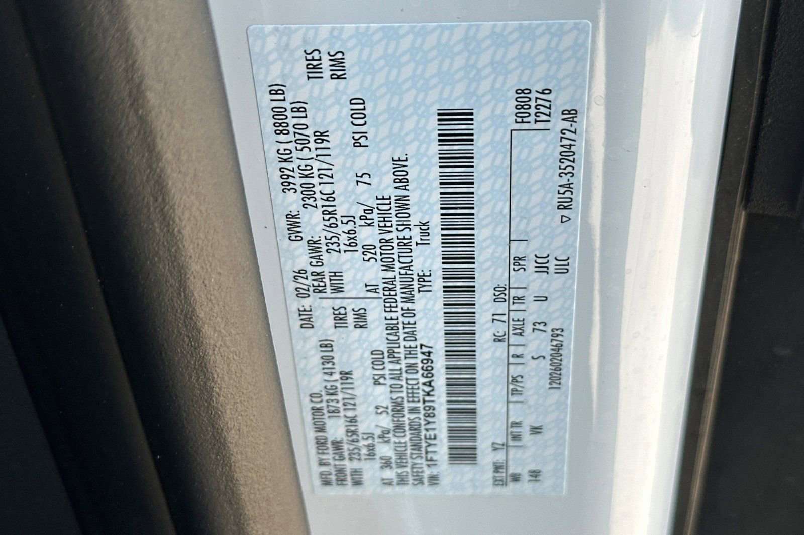 New 2026 Ford Transit 150 Low Roof image 27