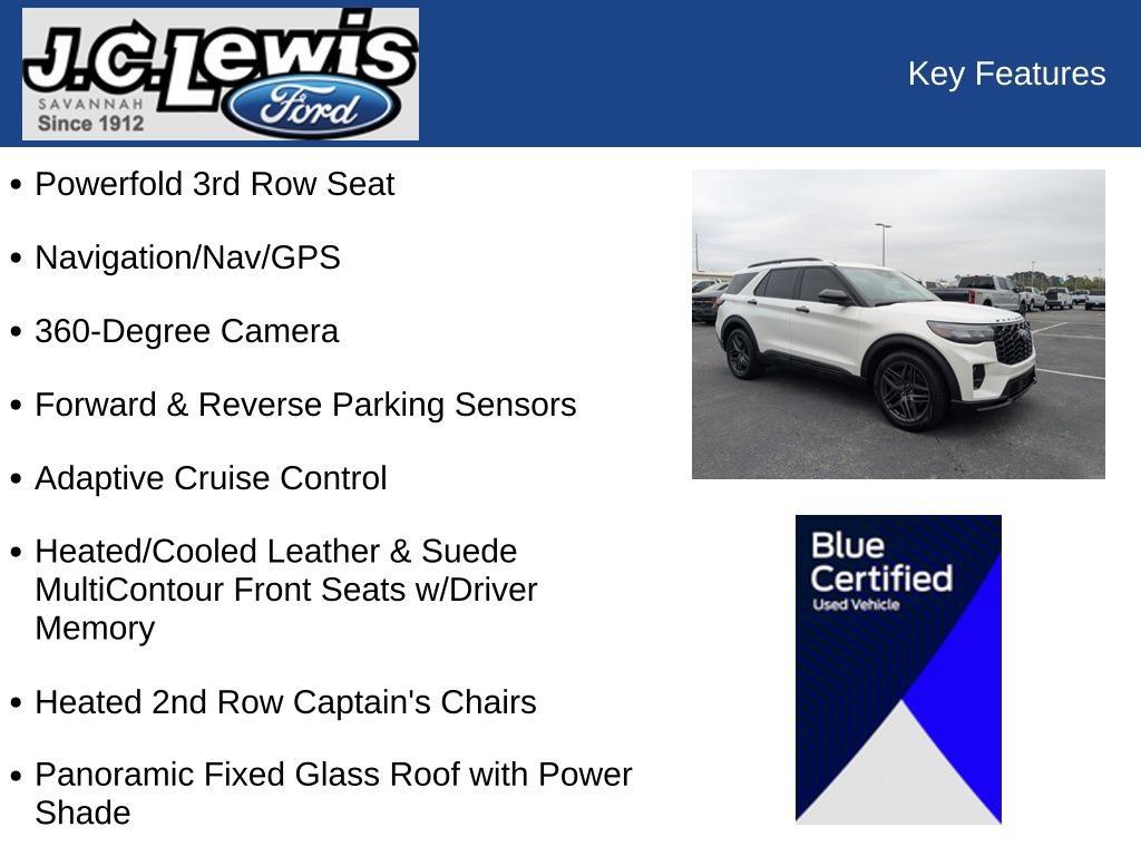 Certified 2026 Ford Explorer ST w/ Sun And Sound Package AWD/4WD image 34